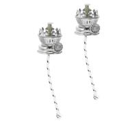 MUSISALY 2 Pièces Brûleurs pour Lampe à Pétrole Vintage avec Mèches Remplaçables Rechange pour Lampe à Huile Éclairage Uniforme et Sécurité Renforcée pour Lecture et Camping