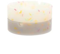 MUSISALY 2 pièces Lot de Cendriers Ronds Silicone Lumineux pour Stockage Suie Design Candy Résistant et Facile à Nettoyer pour Maison et Bureau