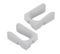 MUSISALY 2 Pièces Porte-Bottes, Étagère Murale, Plastique Blanc | Rangement Peu Encombrant, Design Multifonction, Solide et Pratique, Lot de Deux Pièces, 15x10,7x5cm
