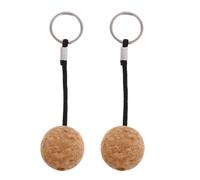 MUSISALY 2 Pièces Porte-clés Flottant Boule Liège pour Kayak Bateau Léger Trousseau Clés Flottant Sécurisé