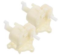 MUSISALY 2 Pièces Remplacement du Moteur de Vibration du Ventilateur Système D'engrenage à Bascule en Abs Blanc, Faible Bruit, pour Ventilateurs de Table Pied au Camping