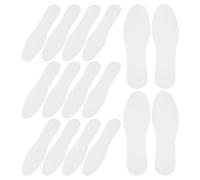 MUSISALY 20 Paires de Semelles Intérieures Blanches en Papier, Respirantes et Confortables, Semelles de Sport pour Femmes et Hommes, pour Activités Sportives et Usage Quotidien