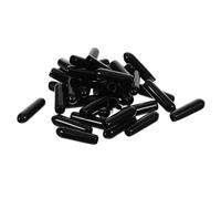 MUSISALY 200 Capuchons Protecteurs 3 Mm En Plastique Noir Pour Embouts De Panier De Lave-vaisselle - Lot De 200 Pièces - Protège-pointes De Panier Pour Réparation Et Protection Anti-poussière