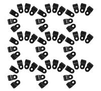 MUSISALY 200pièces Clips de Câble R Type Nylon Pinces de Gestion de Câbles Sécurisées pour Maison et Bureau Organiseur de Fils Anti-abrasion Fixation Stable