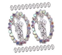 MUSISALY 24pièces Charms à Jésus Décorations Manucure Élégantes Pour Noël Et Événements Spéciaux Accessoires Nail Art Faits Pour Éclat