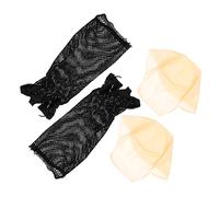 MUSISALY 2ensembles Bonnets De Maquillage Latex Bonnets De Cosplay Pour Jeu De Rôle Lot De Calottes Chauves Couleur Chair Résistant Aux Déchirures