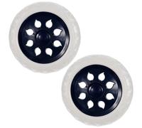 MUSISALY 2pcs Roues Pivotantes en Plastique pour Chariot de Supermarché Pliant, Remplacement Précis et Finition Soignée pour Trolley et Caddie à Roulettes
