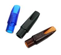 MUSISALY 3 Pièces Becs de Saxophone Alto en Plastique Solide, Faciles à Utiliser, Réduisent la Perte D'air, Accessoires pour Musiciens Avancés et Jeunes Saxophonistes Couleur Aléatoire