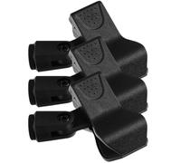 MUSISALY 3 pièces Pince Microphone Plastique Clips Micro Sans Fil Compatibles avec Micro Dynamique Pro Support Portable Léger pour Bureau et Scène