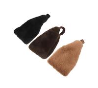 MUSISALY 3pièces Bandeau Fausse Fourrure pour Femme Large Bandeau Cache-oreilles Élastique et Chaud pour Froid Jogging Randonnée Ski