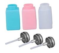 MUSISALY 3pièces Flacons à Pousser Pour Dissolvant à à De Bouteilles Avec Système De Pression Pour Application Pratique