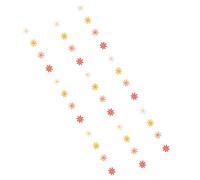 MUSISALY 3pièces Guirlande Fanion Marguerites Déco Anniversaire Groovy Rétro Bannière Murale Fleurie pour Fête Garçon Fille Décoration Naturelle et Pratique
