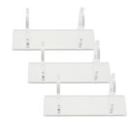 MUSISALY 3pièces Support pour Éventails à Main Acrylique Transparent Présentoir Stable Antidérapant pour Éventail Japonais et Chinois Base Organisateur Décorative pour Maison