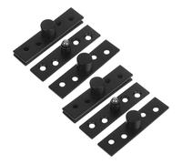 MUSISALY 4 Charnières Invisibles Pivotantes en Acier Inoxydable, Mécanisme Rotatif Silencieux à 360°, Charnières de Placard Dissimulées pour Portes Bois, Système de Quincaillerie Invisible