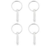 MUSISALY 4 pièces Goupille à Bille Inoxydable à Libération Rapide Matériel Marin Résistant Corrosion Sécurité Bateau pour Pont et Bimini Top