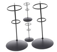 MUSISALY 4 pièces Support Métal pour Cônes de Glace Porte-cornets Exposant pour Glaces et Sushi Stand pour Fêtes Marchés et Restaurants