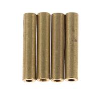 MUSISALY 4 Raccords à Souder en Cuivre 3X15 MM pour Ressorts de Porte de Réfrigérateur - Connecteurs de Tuyaux de Réfrigérant Dorés - Pièces de Rechange Stables pour Réparation et