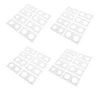 MUSISALY 400 Porte-pièces en Papier pour Collectionneurs de Monnaie Assortiment 8 Tailles 17,5-31,5 Cm 50 Pièces par Boîte Conteneurs à Pièces pour Rangement et Protection