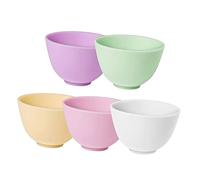 MUSISALY 5 Pièces Bol D'assaisonnement En Silicone Préparation Du Bol Doseur Masques Faciaux Tige D'agitation Récipient à Condiments Bol Facial Bols Pour Le Visage Masques Bol Gel De Silice