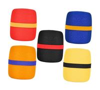 MUSISALY 5 pièces Couvre-microphone Anti-vent Mousse Élastique Protection Haute Densité pour Microphones Du Bruit et Protection Humidité Coloré