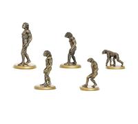 MUSISALY 5 pièces Modèle Singe Ancien Figurines Personnes Anciennes Plastique Éducatif Créatif pour Garçon Fille Outil Pédagogique Évolution Humaine