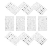 MUSISALY 50 Feuilles D'autocollants Visage Noir Faux Grain de Beauté Étanches en Papier Réutilisables pour Femmes Accessoire de Maquillage Naturel Quotidien