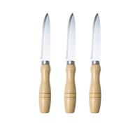 MUSISALY 5pièces Lot de Poignées Bois Ergonomiques pour Limes et Outils Coupe Métal et Bois Manche Sécurisé par Colliers Métalliques Usage Professionnel et Artisanal
