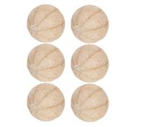 MUSISALY 6 Pièces Lanterne Suspendue Ronde en Toile de Jute, Décorative,