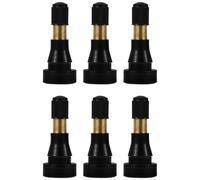 MUSISALY 6 pièces Prolongateur Valve Pneu Haute Pression Caoutchouc pour Voiture et Camion Léger Extension Tige Valve Antidérapante et Caoutchouc Compatible Pneus Tubeless Installation