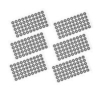 MUSISALY 6feuilles Marqueurs Réfléchissants pour Scan Lot de Points De Marquage Film Réfléchissant Et Pratique pour Suivi Optique Et Numérisation