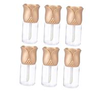 MUSISALY 6pièces Tubes Vides Pour Gloss à Lèvres Flacons Rechargeables Pour Maquillage Contenants Pratiques Et Étanches Parfaits Pour Gloss Huile à Lèvres Et Autres Cosmétiques