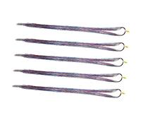 MUSISALY 750pièces Hair Tinsel Holographic Extensions Pour Coloration Éphémère De Mèches Étincelantes Pour Fêtes Et Festivals