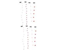 MUSISALY 8pièces Pince à Cheveux Perles Accessoires De Coiffure Élégants Avec Motif Cœur Et Fleur Décoration Invisible Pour Femmes Et Filles