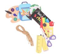 MUSISALY 9 Pièces Bannière de Rentrée Scolaire Décoration Murale Suspendue pour Salle de Classe Accessoires Couleur Vive pour Fête de Bienvenue à École Support Photo et Décor