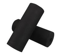 MUSISALY Accessoires Universels pour Planche D'exercice Abdominal en Mousse Noire, Antidérapants et Facilement Amovibles, Lot de 2 pour Entraînements Quotidiens et Banc de Musculation