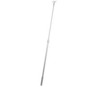 MUSISALY Baguette Télescopique pour Stores en Alliage D'aluminium Surface Lisse, Installation Facile, Accessoire Réglable pour Rideaux Blancs Crochets Pratiques