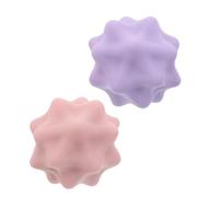 MUSISALY Balle de massage pour points d'acupuncture 2pcs en silicone - sphères à picots pour yoga et thérapie musculaire en voyage ou à domicile