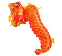 MUSISALY Ballon Dragon Dessin Animé Rouge pour Fête du Nouvel An Chinois, Décoration Festive Année du Dragon, Ballon Anniversaire Garçon et Filles, Décoration Murale Solide pour Fêtes