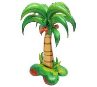 MUSISALY Ballon Gonflable en Aluminium Forme Palmier 4D Xxl 132X54X94 CM Décor Tropical Fête Hawaïenne Photo Party