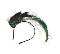 MUSISALY Bandeau à Plumage de Carnaval pour Filles, Coiffe de Fête en Plumage Délicates, Design Spécial pour Décorer la Coiffure Lors des Festivals et Danses