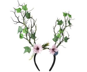 MUSISALY Bandeau Décoratif à Fleurs Artificielles en Branches D’arbre Taille Unique pour Fête Noël Cosplay Festival Femme Fille