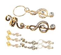 MUSISALY Bandeau en Métal Tendance avec Notes de Musique pour Accessoires de Cheveux Tresses Bijoux pour Garçons Et Filles Cheveux Épais Et Bouclés