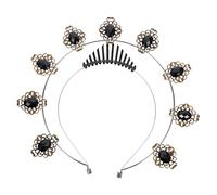 MUSISALY Bandeau Halo De Notre-dame Bandeau De Déesse Casque De Déesse Pour Cosplay Décoration De Mariage Diadèmes Et Couronnes x Dames Déguisement Romain Délirer Métal Black
