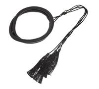 MUSISALY Bandeau Pour Homme Foulard Turban Arabe Bandeau À Franges En Laine Noire Tendance Moyen-