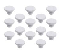 MUSISALY Bases Blanc pour Fragments de Coraux 15 Pièces en Céramique Support Stable pour Coraux Vivants pour Aquarium et Reproduction Aquatique