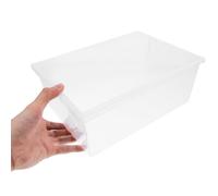 MUSISALY Bassin de Chimie Carré Transparent Renforcé Bac Plastique pour Laboratoire Scientifique Capacité Importante pour Expérience Chimie Récipient Polyvalent pour Recherche et