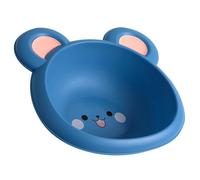 MUSISALY Bassin pour Garçon et Filles Léger et Facile à Nettoyer Bébé à Motifs de Dessins Animés Bleu en Pp Lavabo Compact et Adorable Lavage du Visage Bain