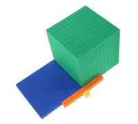 MUSISALY Blocs Mathématiques Base Dix Mousse Éducatifs Système Décimal à Niveaux de Comptage pour Garçon Fille Outil Apprentissage Scolaire et Manipulation Mathématique pour Maternelle et
