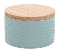 MUSISALY Boîte à Biscuits Emballage Cadeau en Fer Couvercle, Grosse Capacité Portable et Décoration Maison Élégante pour Bonbons et Noix