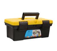 MUSISALY Boîte à Outils Robuste en Plastique Grande Capacité, Design Portable Multifonction pour Rangement Outils Voiture et Réparations à Domicile